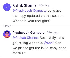 illustration of comments resolved after done illustration of comments resolved after done
